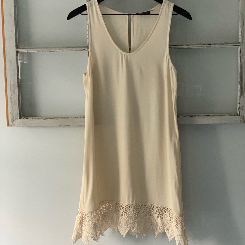ASTR Lace Hem Dress - Picture 1 of 5